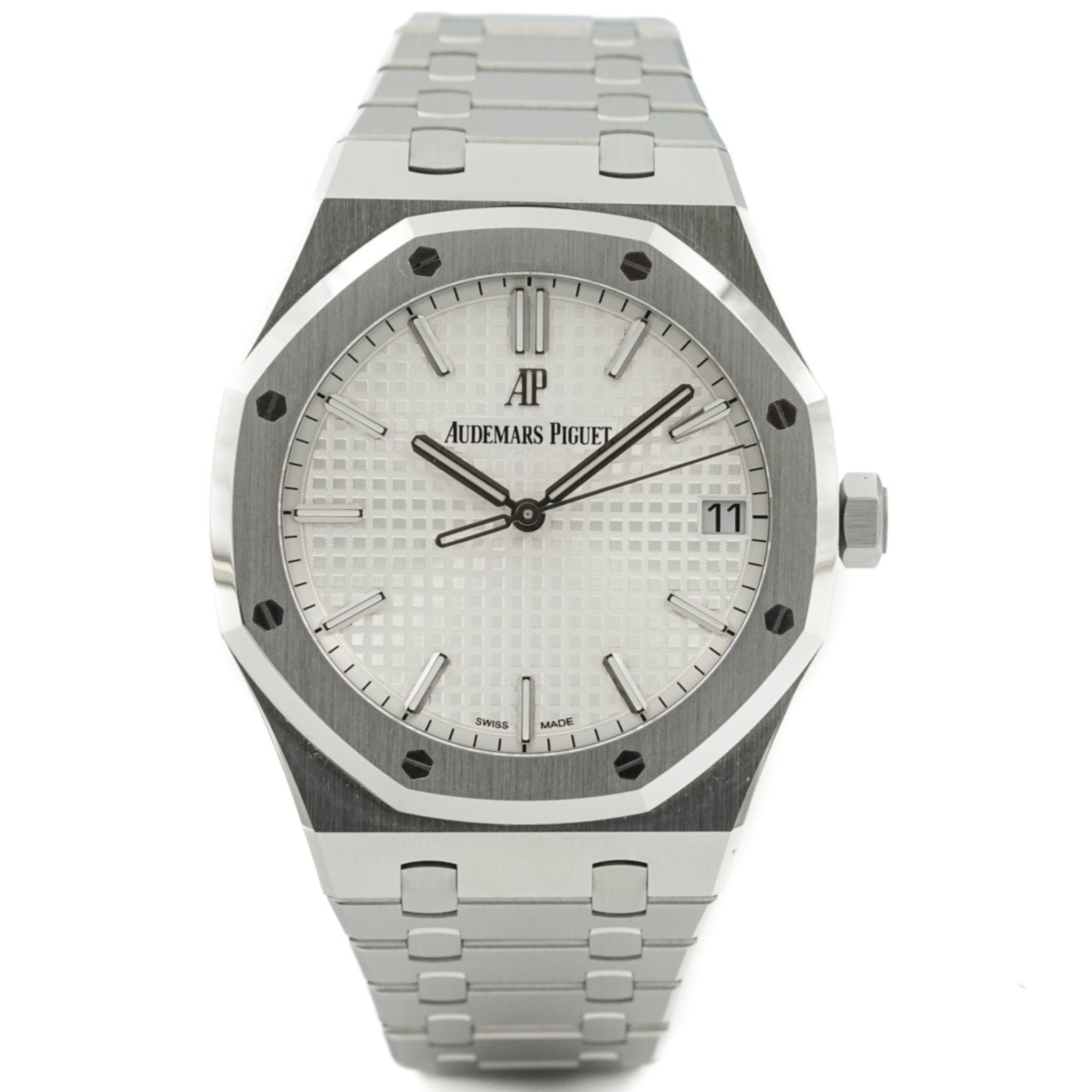15500st white dial