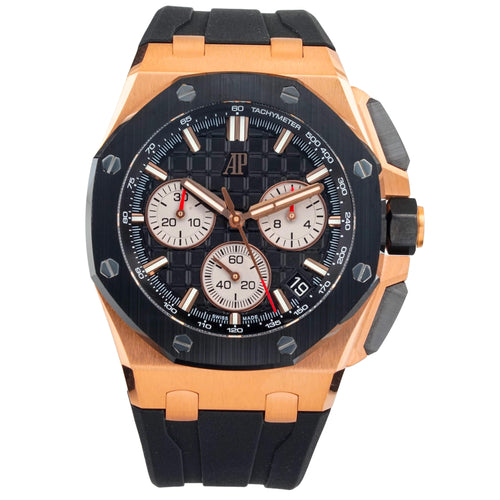 Audemars Piguet Royal Oak Offshore Chronograph 43mm Rose Gold Pink Flyback 26420RO