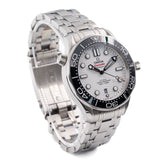 Omega Seamaster Diver 300 M 300 M Co‑Axial Master Chronometer 42 mm White Dial Steel
