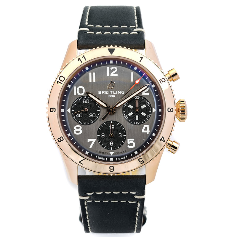 Breitling Classic AVI Chronograph 42 P-51 Mustang Rose Gold