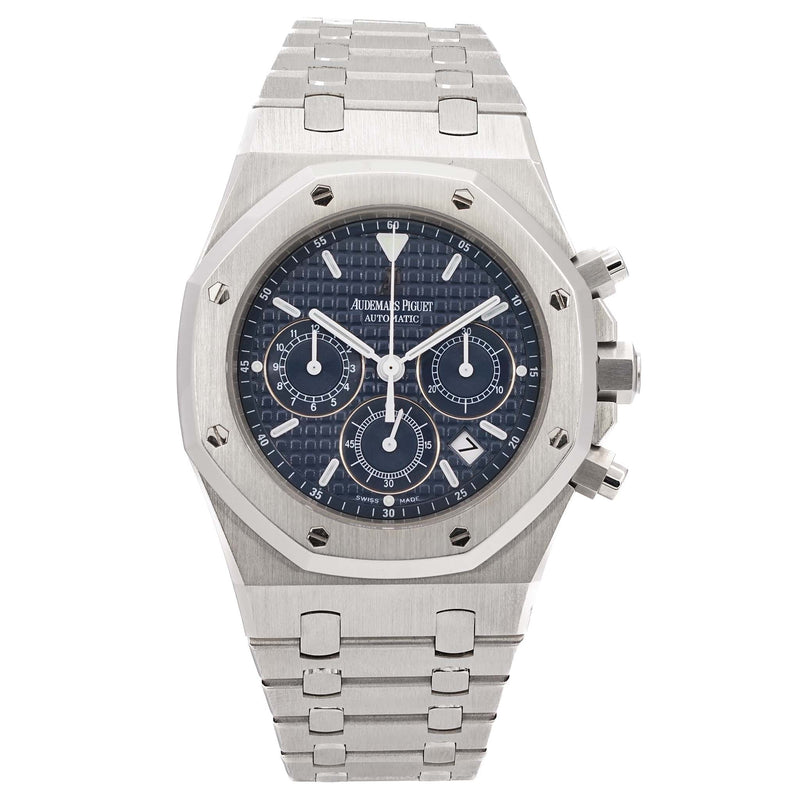 Audemars Piguet Royal Oak Chronograph Blue Dial Kasparov 39 mm 26300ST.OO.1110ST.03