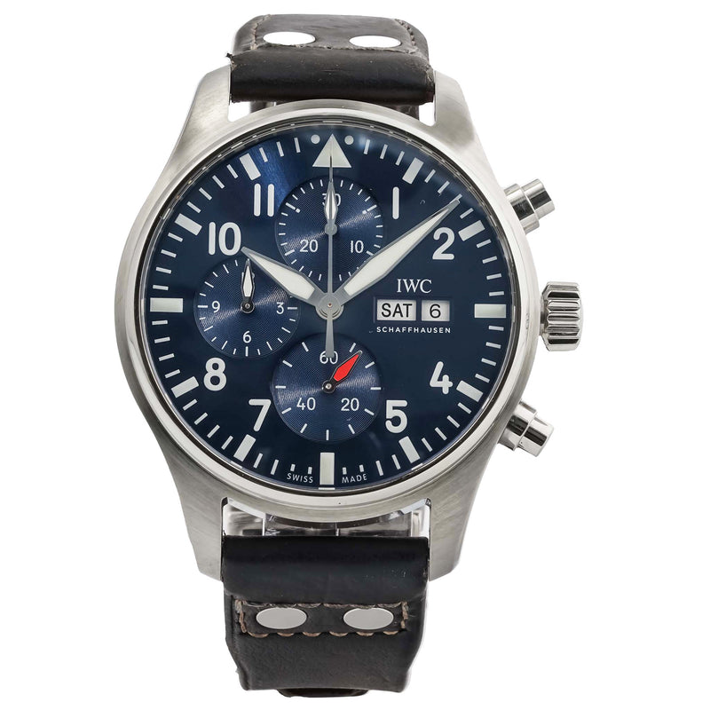 IWC PILOT CHRONOGRAPH BLUE DIAL 2022 IW378003