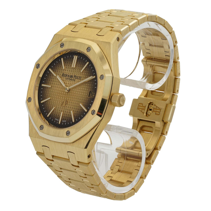 Audemars Piguet Royal Oak Jumbo Extra Thin Gold Dial Yellow Gold 39mm 16202BA