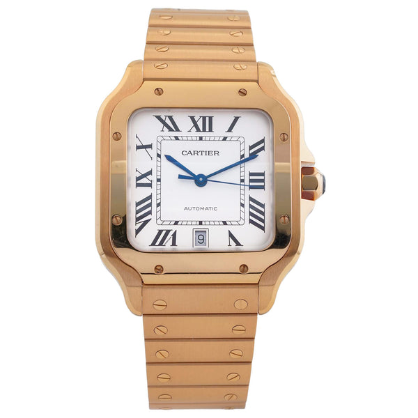 Cartier Santos De Cartier Rose Gold Large WGSA0018