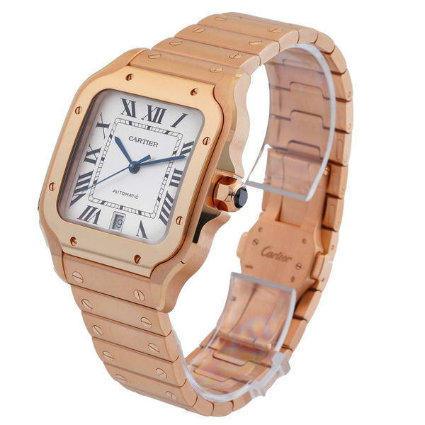 Cartier Santos De Cartier Rose Gold Large WGSA0018