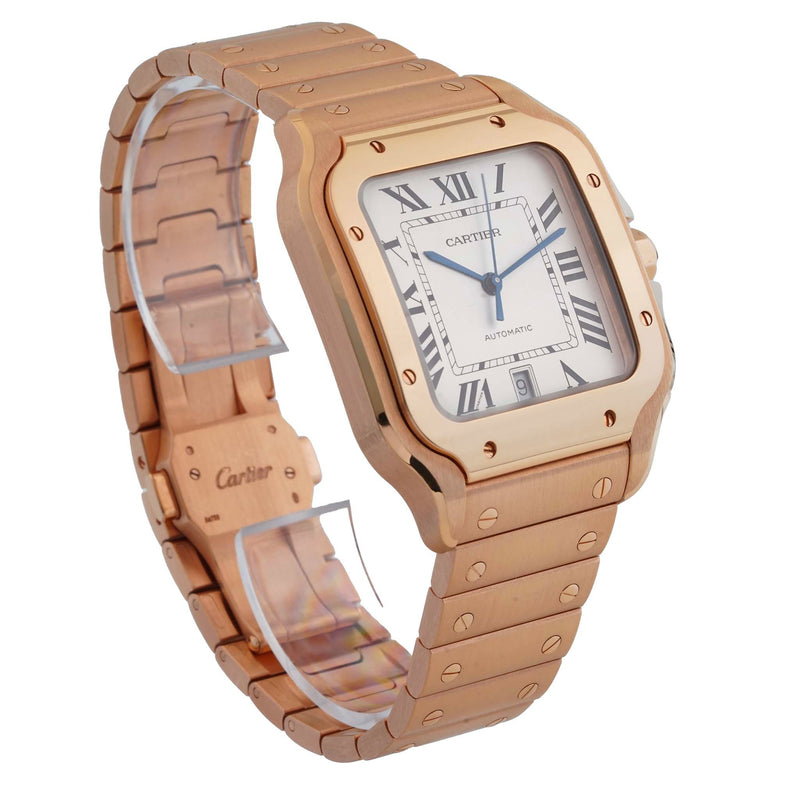 Cartier Santos De Cartier Rose Gold Large WGSA0018