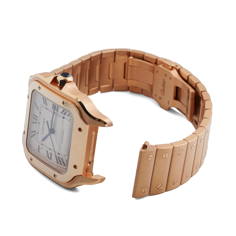 Cartier Santos De Cartier Rose Gold Large WGSA0018