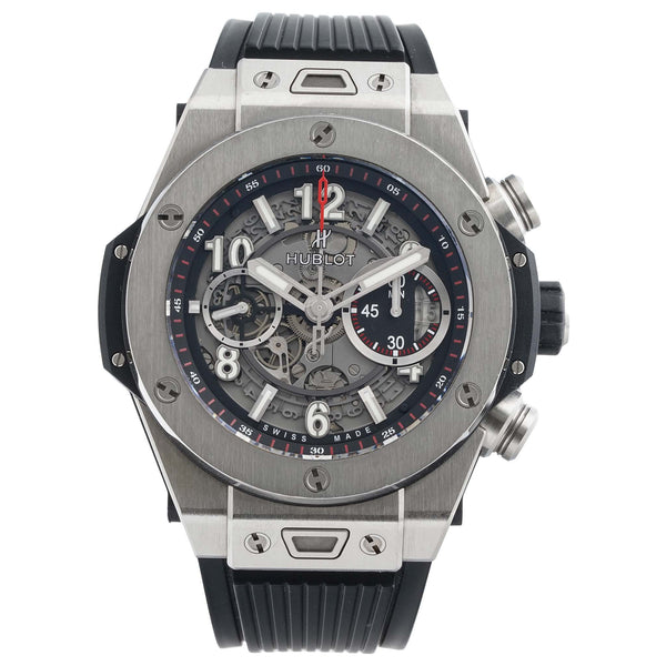 Hublot Big Bang Unico Titanium Silver Skeleton 45mm