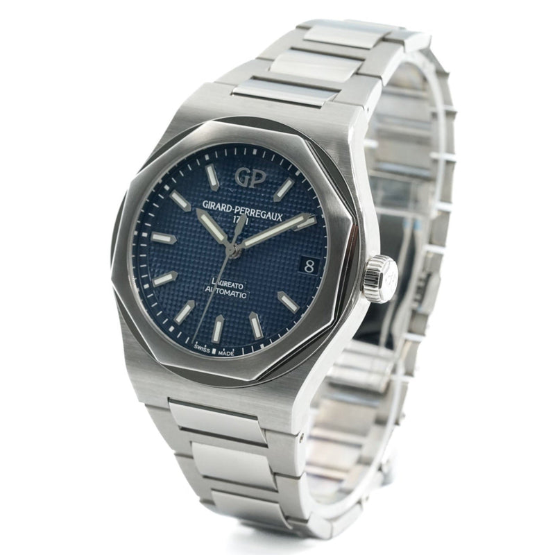 Girard Perregaux Laureato 42mm Blue Dial 81010-11-431-11A