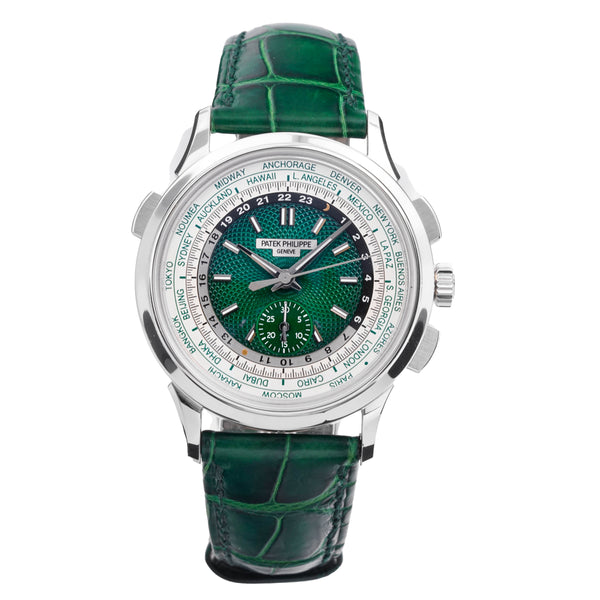 Patek Philippe World Time Chronograph Flyback Platinum 39.5mm 5930P