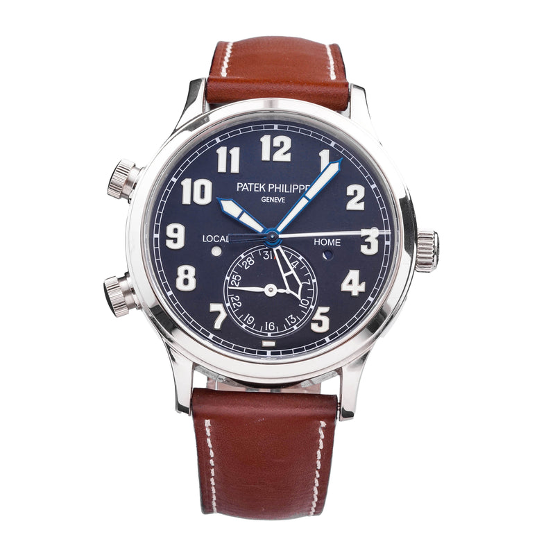 Patek Philippe Travel Time Pilot Blue Dial 42mm 5524
