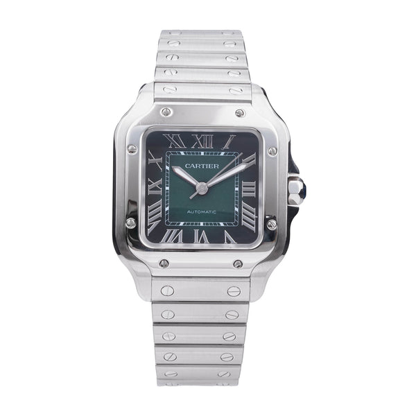 Cartier Santos Medium Green 35mm WSSA0061