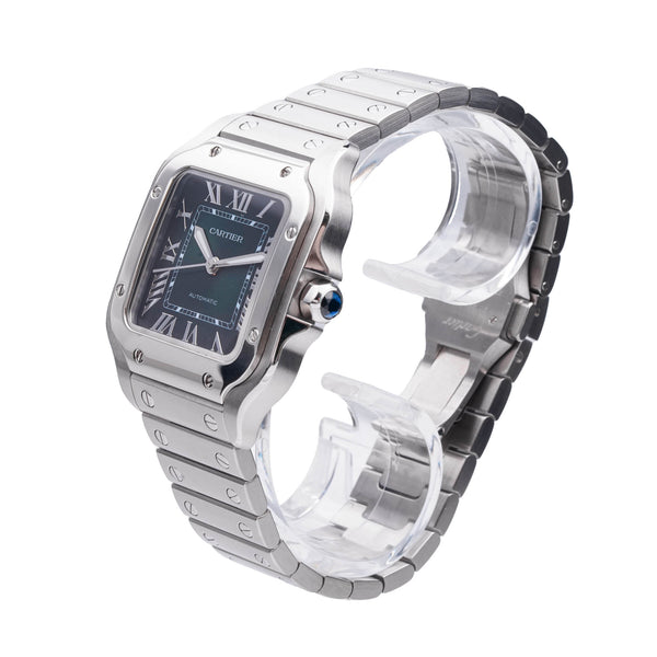 Cartier Santos Medium Green 35mm WSSA0061