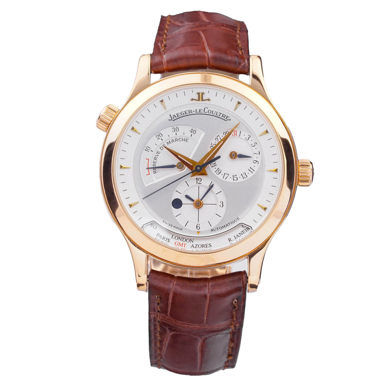 Jaeger-LeCoultre Master Geographic World Timer 38mm 18k Gold