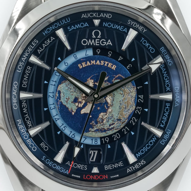 Omega Seamaster Aqua Terra GMT World Timer 43mm