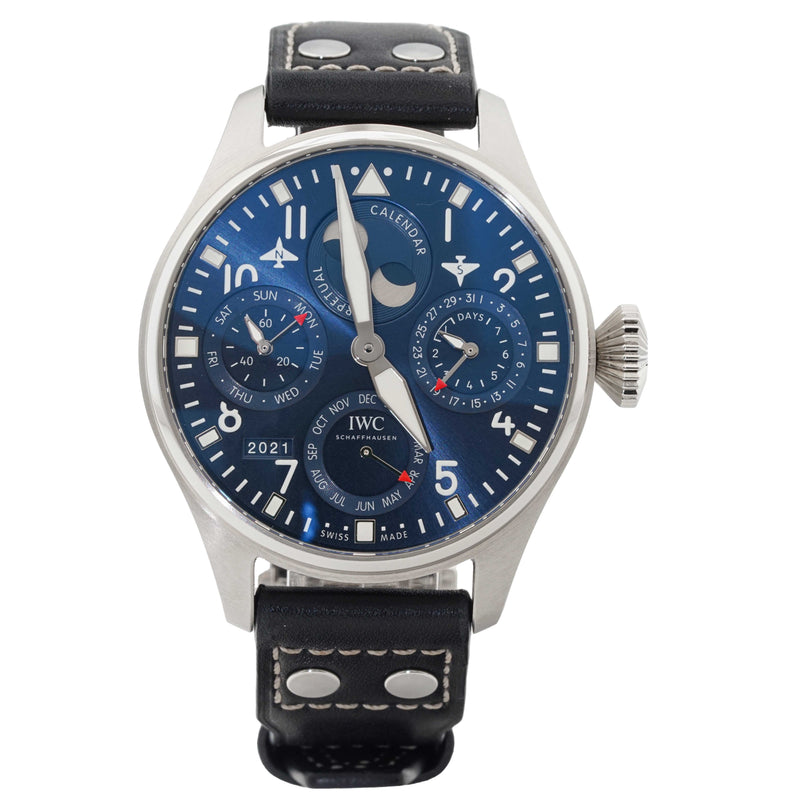 IWC Big Pilot Perpetual Calendar Blue IW503605