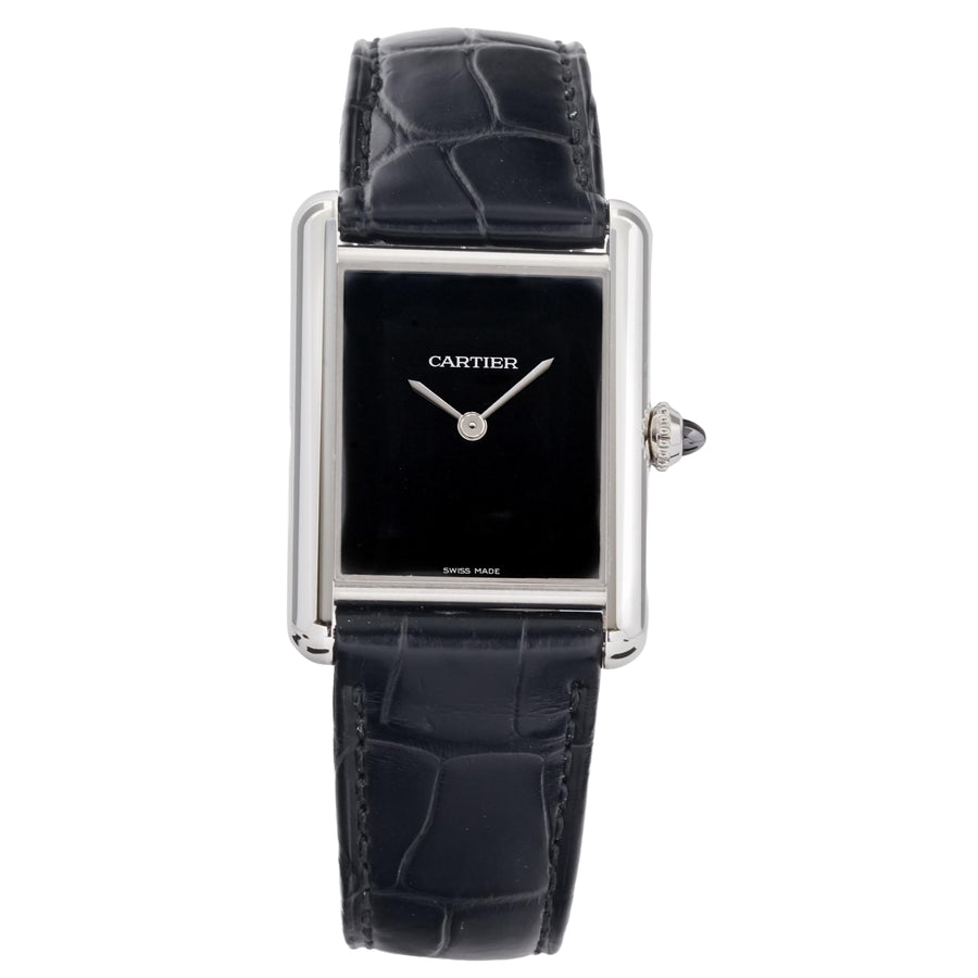Cartier Tank Must Black WSTA0064 Cordes de Marse