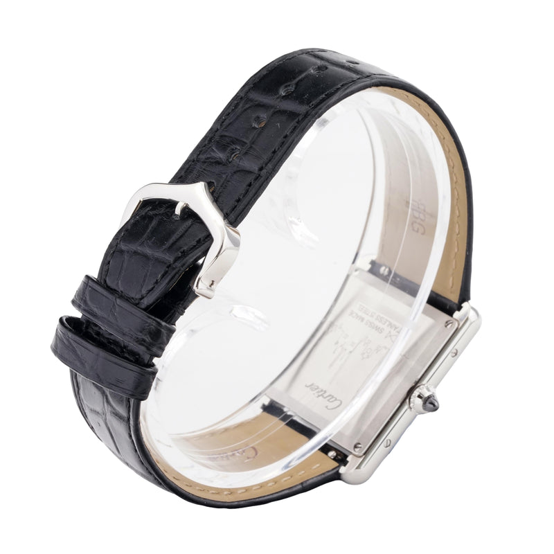 Cartier Tank Must Black WSTA0064 Cordes de Marse