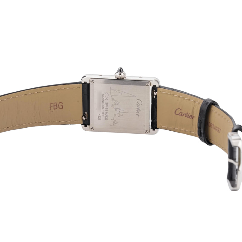 Cartier Tank Must Black WSTA0064 Cordes de Marse