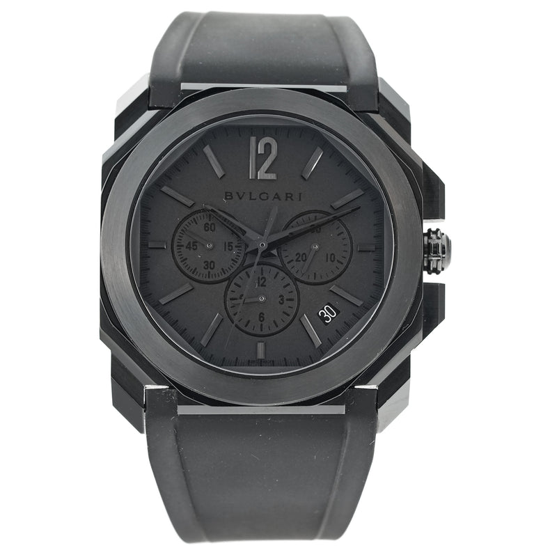 Bulgari Octo LOriginale Chronograph All Black Watch 103027