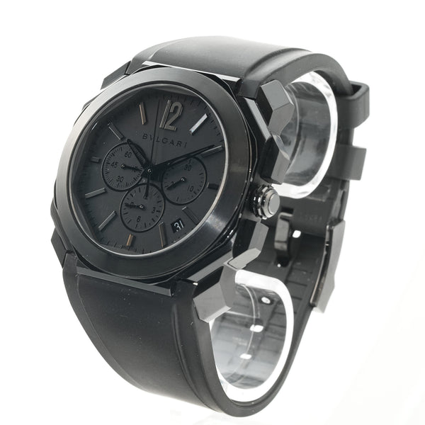 Bulgari Octo LOriginale Chronograph All Black Watch 103027