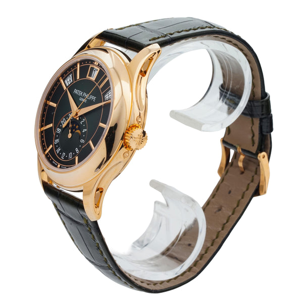 Patek Philippe Annual Calendar 5205R-011 Rose Gold 40mm Olive Green