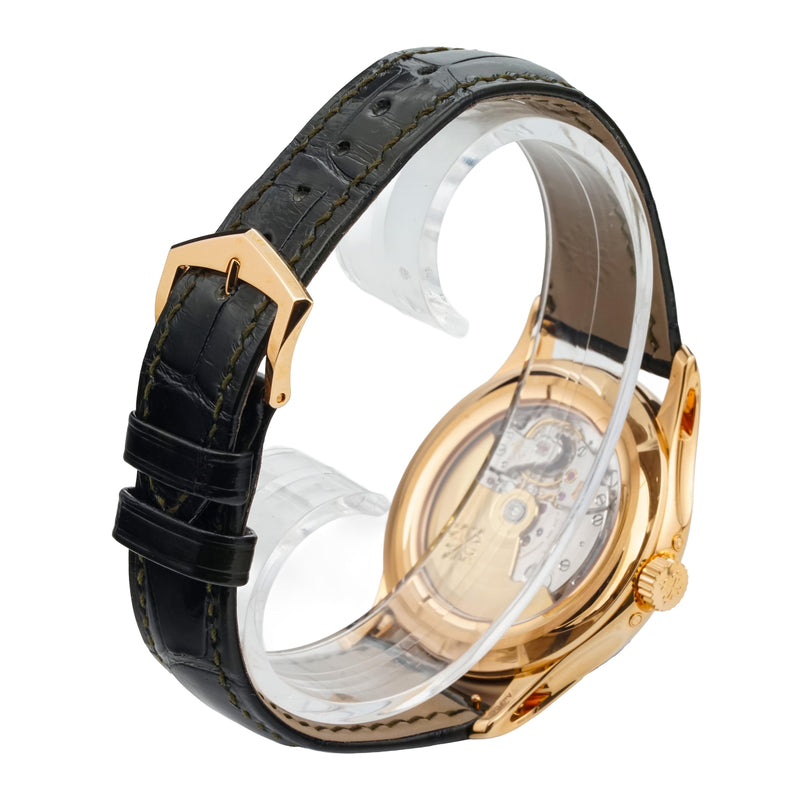 Patek Philippe Annual Calendar 5205R-011 Rose Gold 40mm Olive Green