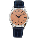 Patek Philippe Calatrava Platinum Salmon 38mm 6196P