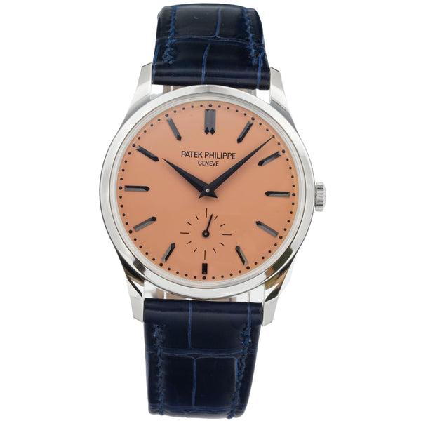 Patek Philippe Calatrava Platinum Salmon 38mm 6196P
