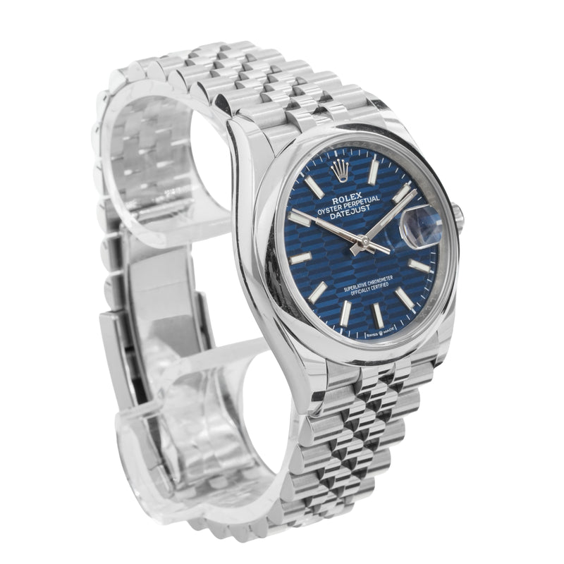 Rolex Datejust 36 Blue Motif Jubilee