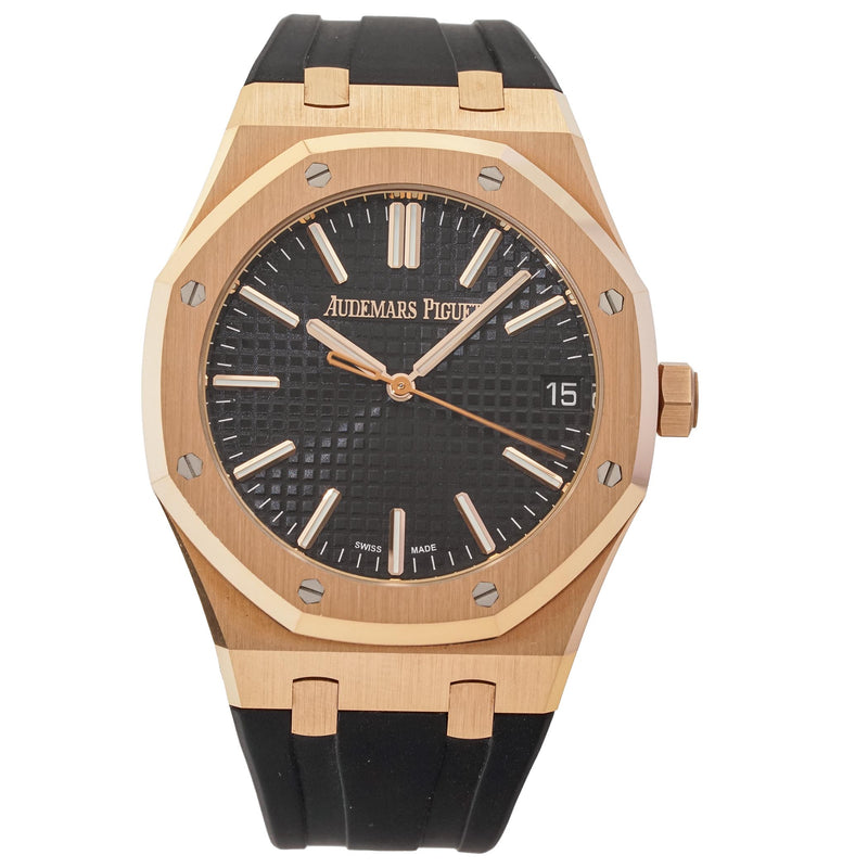 Audemars Piguet Royal Oak Rose Gold - Black - 50th Anniversary  15510OR.OO.D002CR.01