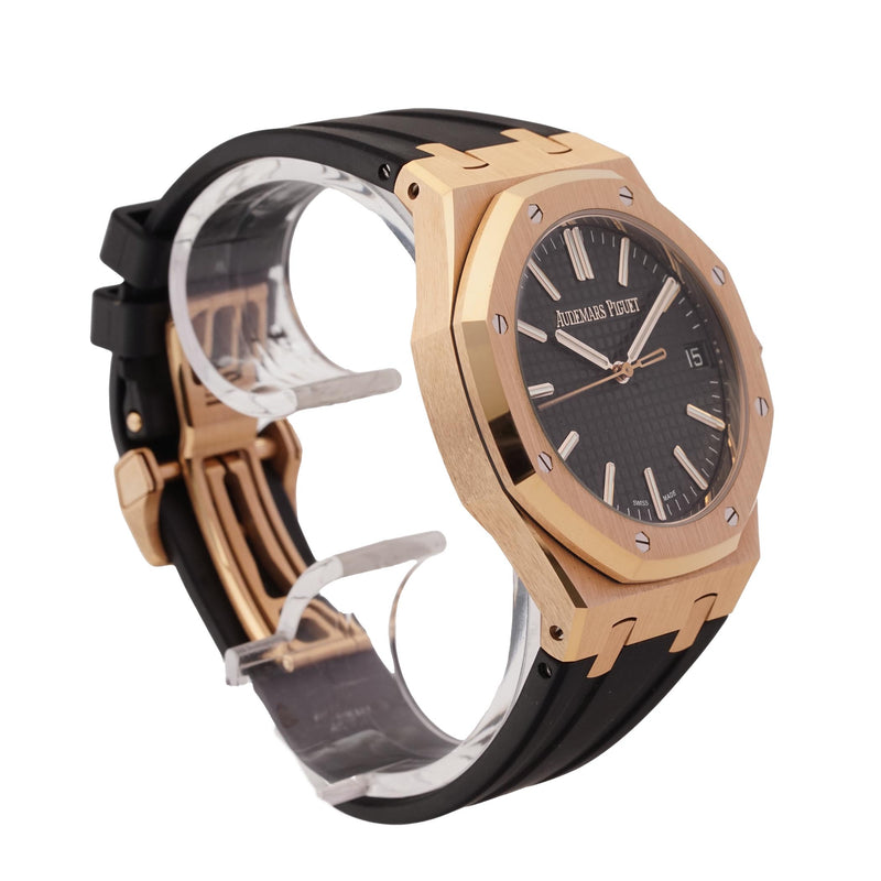 Audemars Piguet Royal Oak Rose Gold - Black - 50th Anniversary  15510OR.OO.D002CR.01