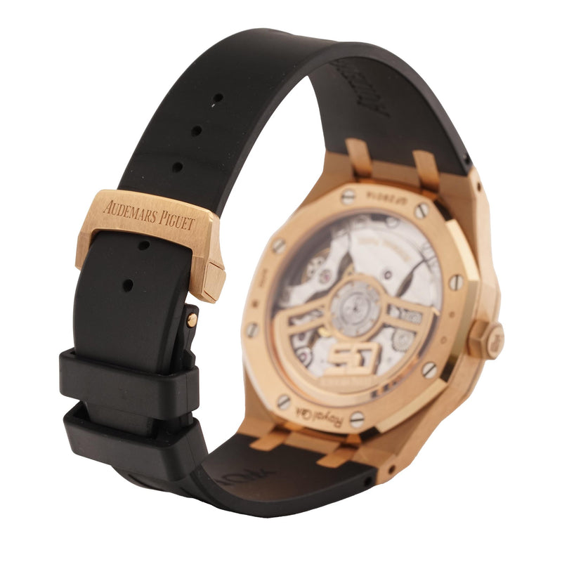 Audemars Piguet Royal Oak Rose Gold - Black - 50th Anniversary  15510OR.OO.D002CR.01