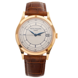 Patek Philippe Calatrava 5296R-001 18k Rose Gold White Dial