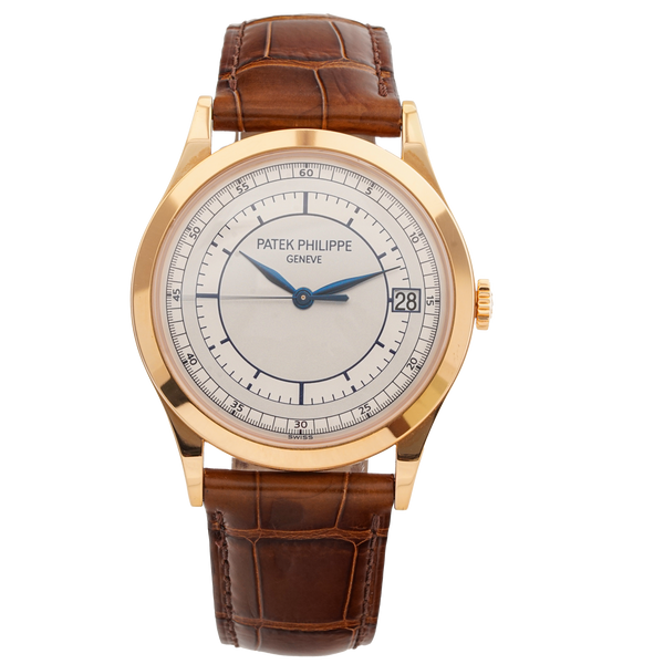 Patek Philippe Calatrava 5296R-001 18k Rose Gold White Dial