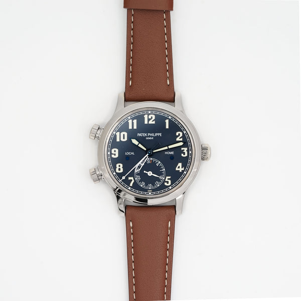 Patek Philippe Calatrava Pilot Travel Time Blue 7234G