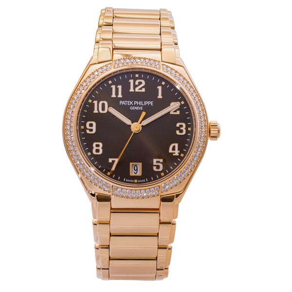 Patek Philippe Twenty~4 Rose Gold Ladies Chocolate 7300/1200R