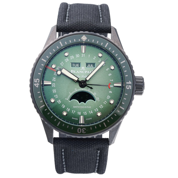 Blancpain Fifty Fathoms Bathyscaphe Quantième Complet Phases de Lune