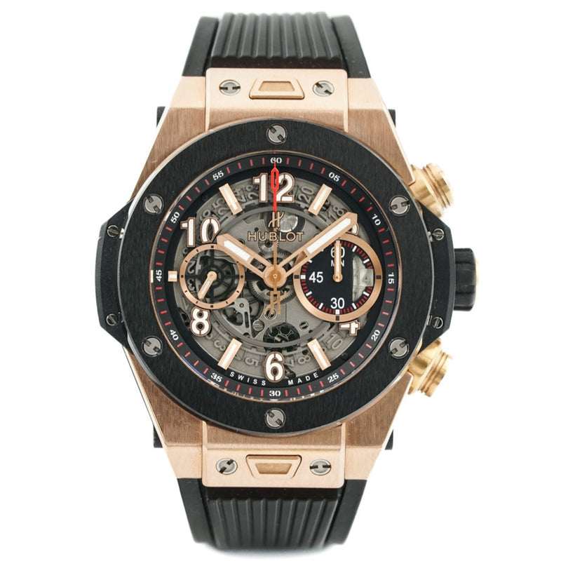 Hublot unico deals rose gold