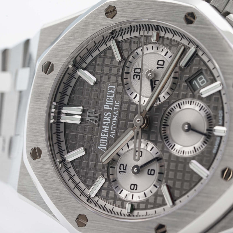 Audemars Piguet Royal Oak 38mm Chronograph Grey Dial 2020 26315ST.OO.1256ST.02