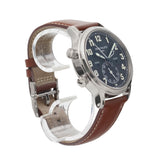 Patek Philippe Calatrava Pilot White Gold Blue Dial Travel Time 5524G-001