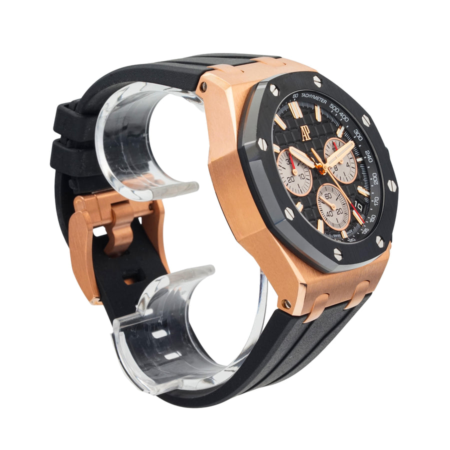 Audemars Piguet Royal Oak Offshore Chronograph 43mm Rose Gold Pink Flyback 26420RO