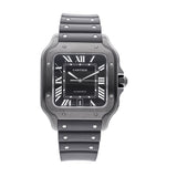 Cartier Santos De Cartier Black ADLC 48mm WSSA0039