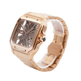 Cartier Santos Skeleton Rose Gold WHSA0016