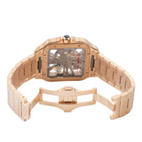 Cartier Santos Skeleton Rose Gold WHSA0016