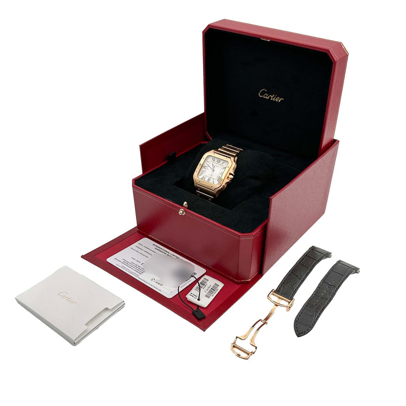 Cartier Santos De Cartier Rose Gold Large WGSA0018