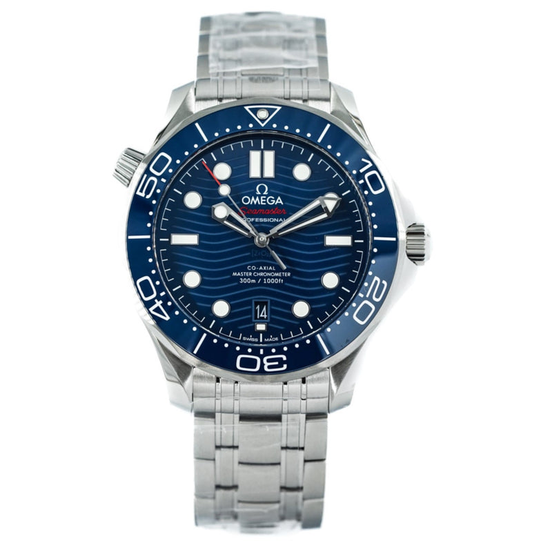 Omega Seamaster Diver 300 M 2023 NEW | 300 M Co‑Axial Master Chronometer 42 mm Blue Dial Steel