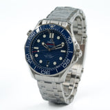 Omega Seamaster Diver 300 M 2023 NEW | 300 M Co‑Axial Master Chronometer 42 mm Blue Dial Steel