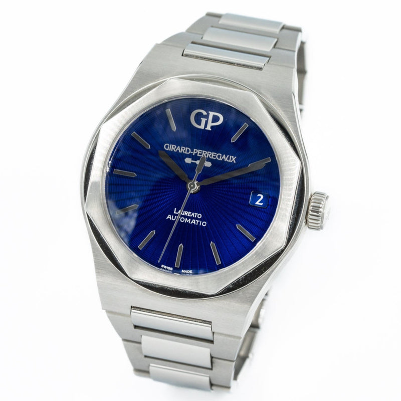 Girard Perregaux Laureato 42mm 188 Pieces Limited Edition Eternity Edition Blue