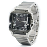 Cartier Santos De Cartier | Black ADLC Grey Watch Large Model